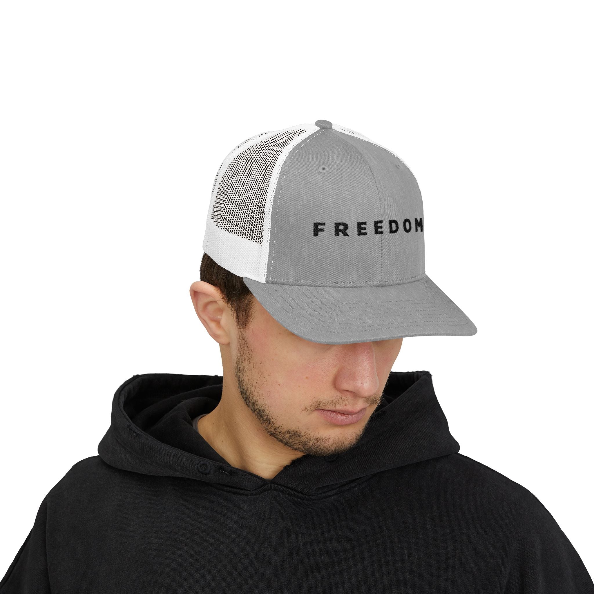 Freedom Snapback Trucker Cap, Casual Outdoors Hat, Gifts for Him and Her, Summer Accessory, Freedom Style Headwear