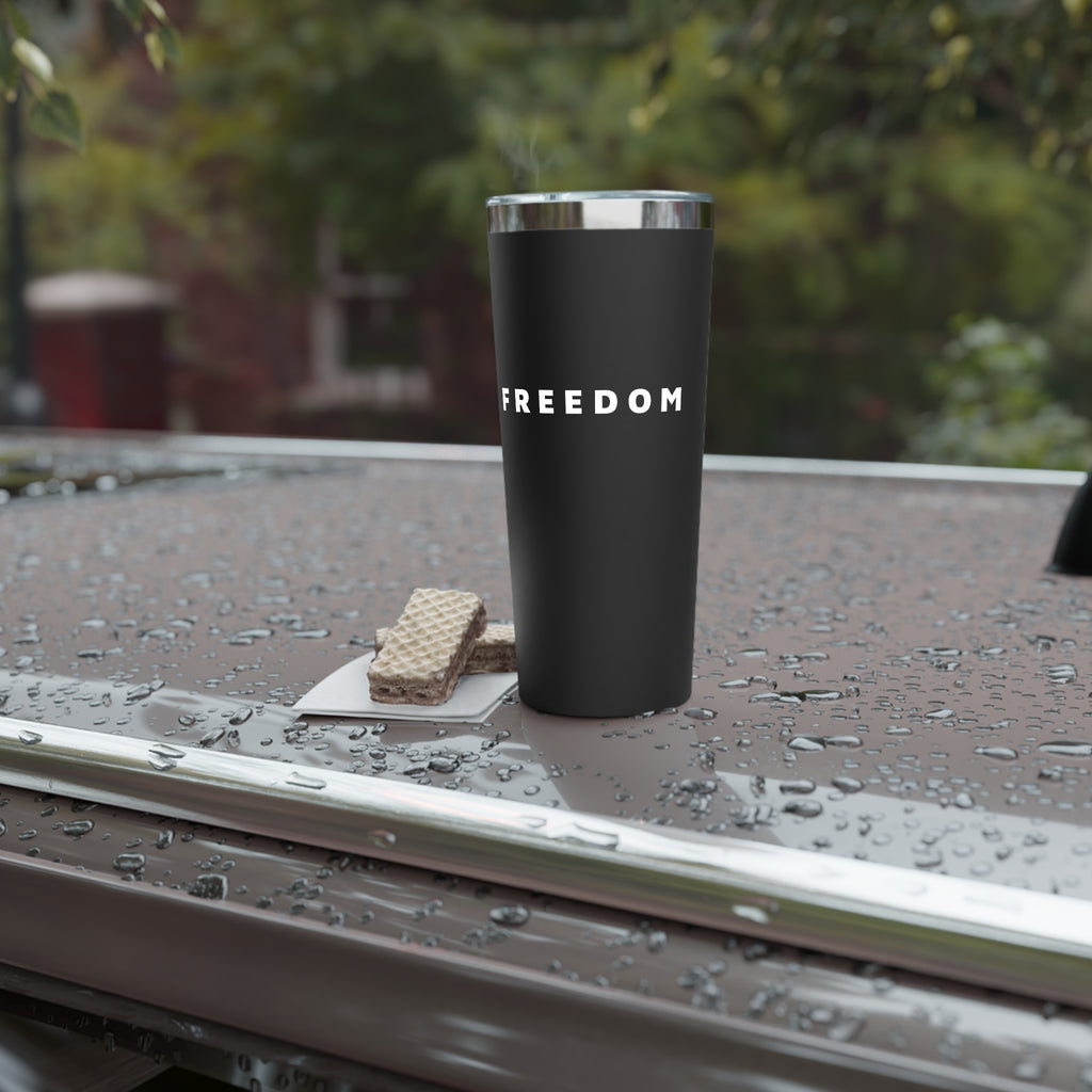 Copper Vacuum Insulated Tumbler with FREEDOM Print | Travel Mug, Stainless Steel Cup, Gift for Coffee Lovers, Eco-Friendly Drinkware, [...]