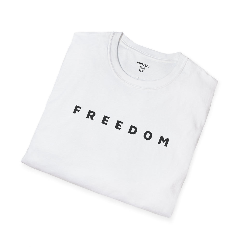 Copy of Freedom Unisex Softstyle T-Shirt - Casual Tee, Gift for Friends, Inspirational Wear, Everyday Comfort, Unisex Apparel