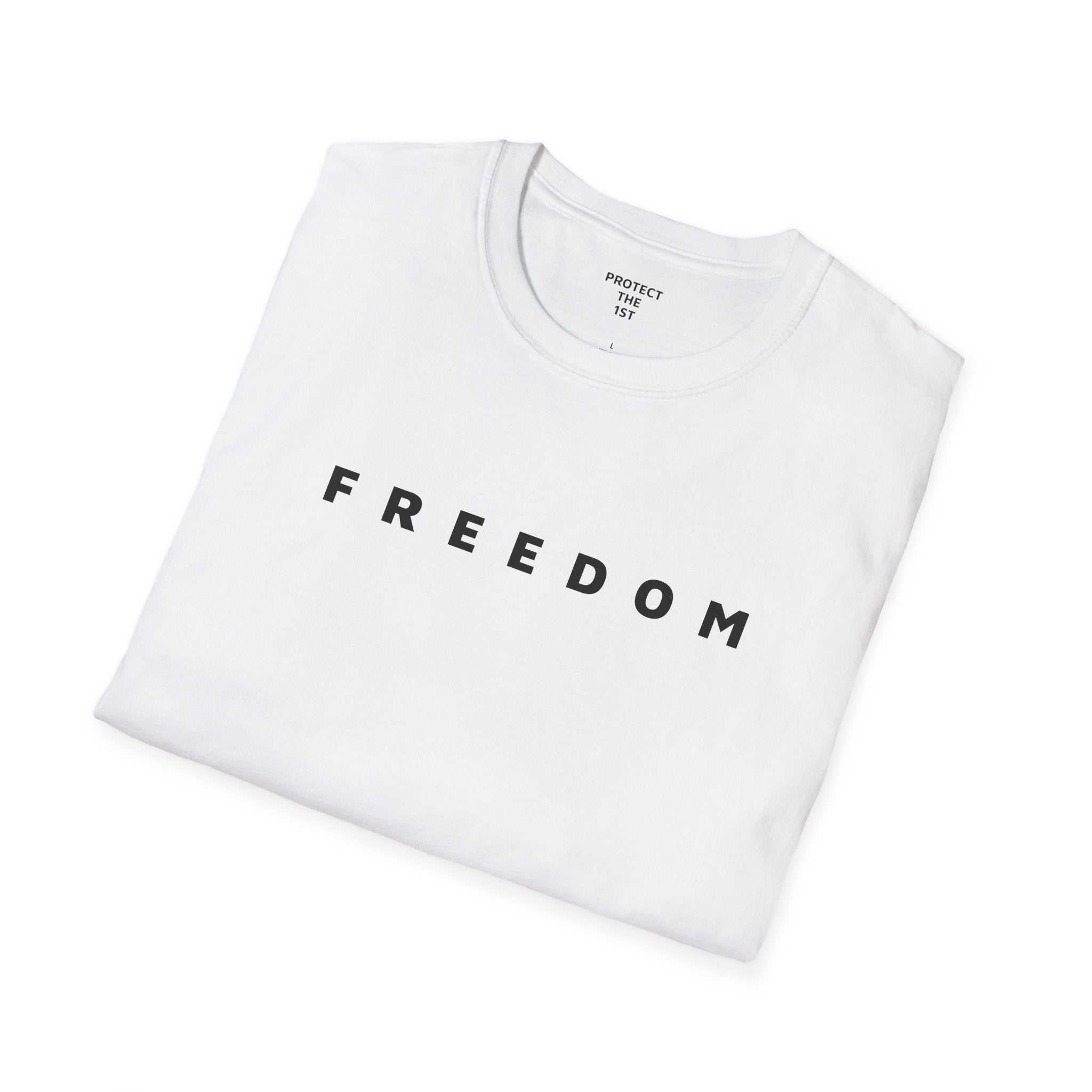 Copy of Freedom Unisex Softstyle T-Shirt - Casual Tee, Gift for Friends, Inspirational Wear, Everyday Comfort, Unisex Apparel